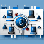 Иллюстрация инфографики кибербезопасности