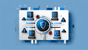 Иллюстрация инфографики кибербезопасности