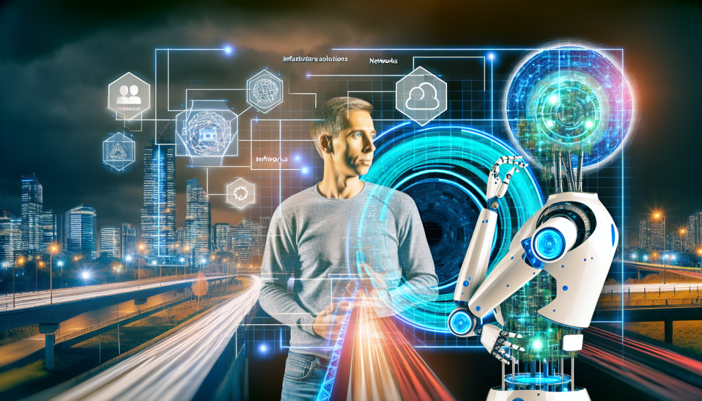 Человек робот голограммы