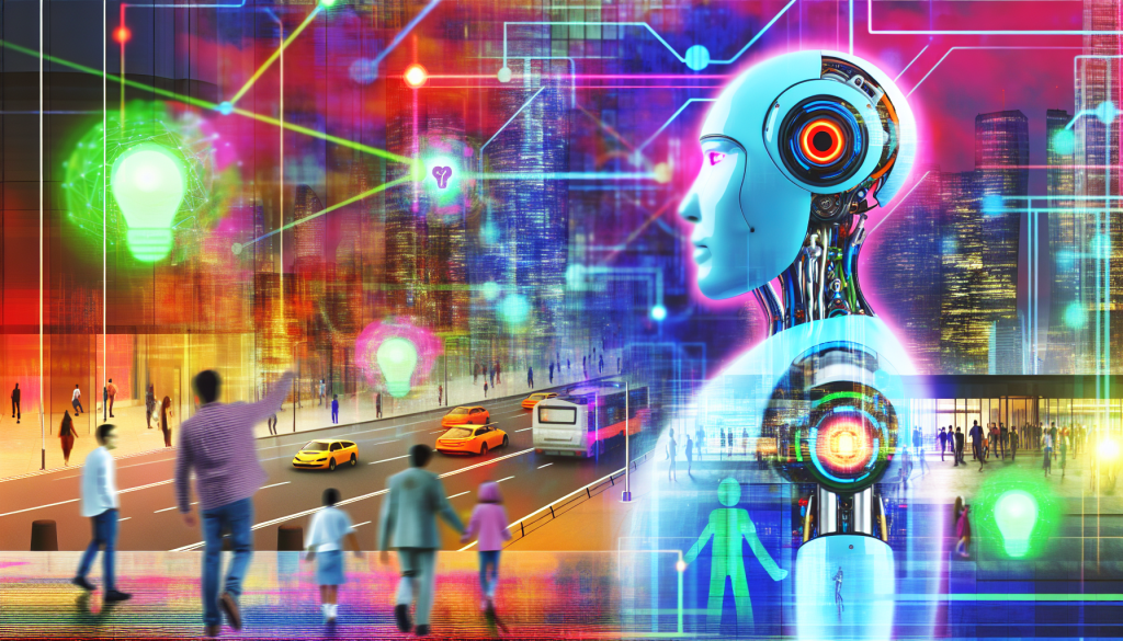 Футуристический робот-помощник