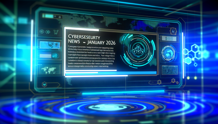 Cybersecurity news interface