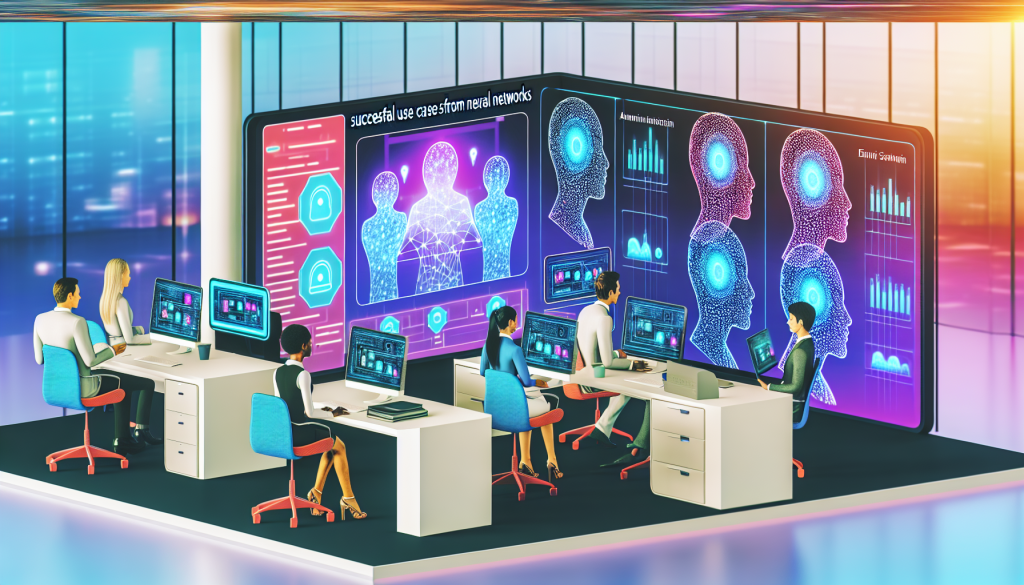 Футуристический офис нейросетей