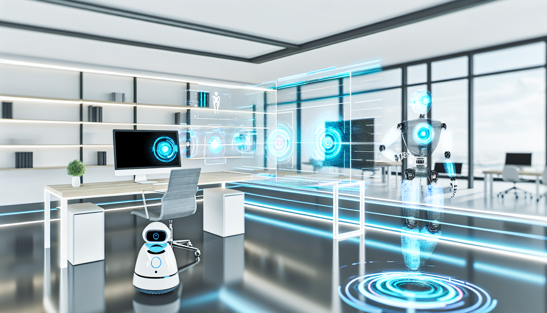 Высокотехнологичный динамичный офис