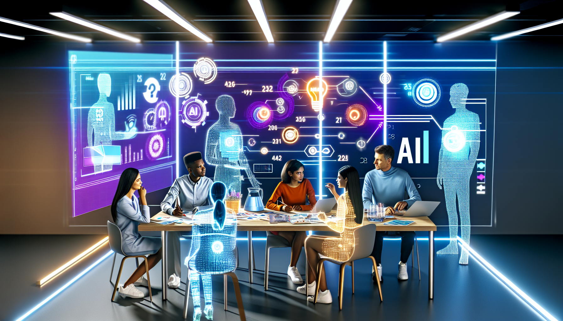 Футуристический маркетинговый мозговой штурм