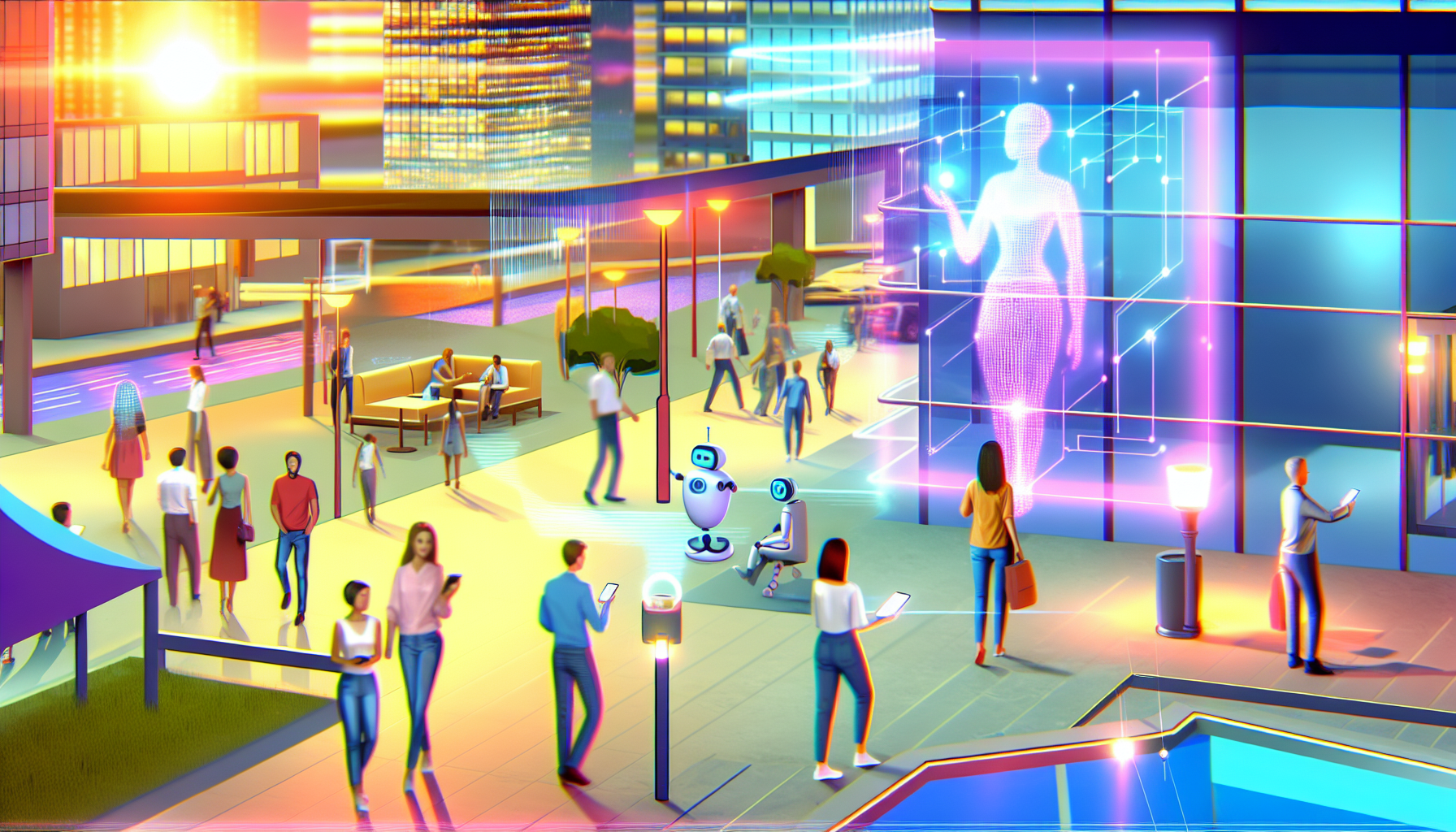 Футуристический вечерний отдых