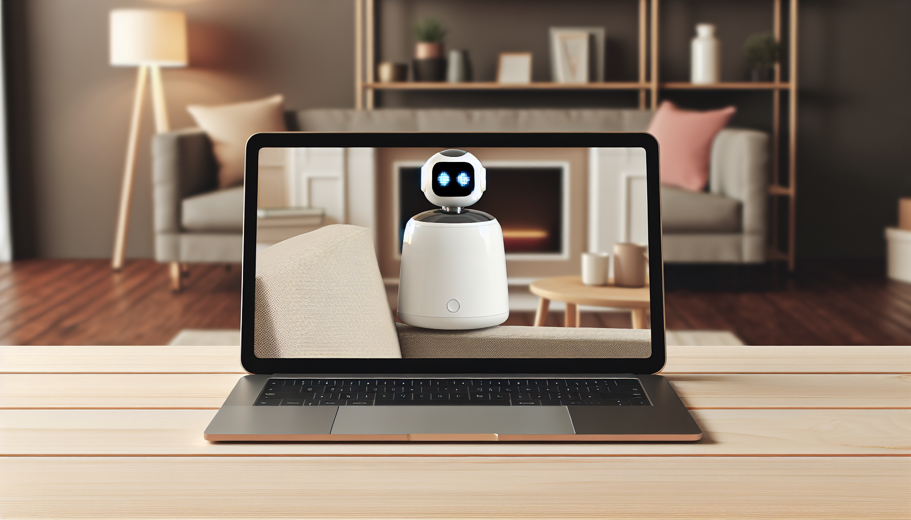 Робот помогает пользователю