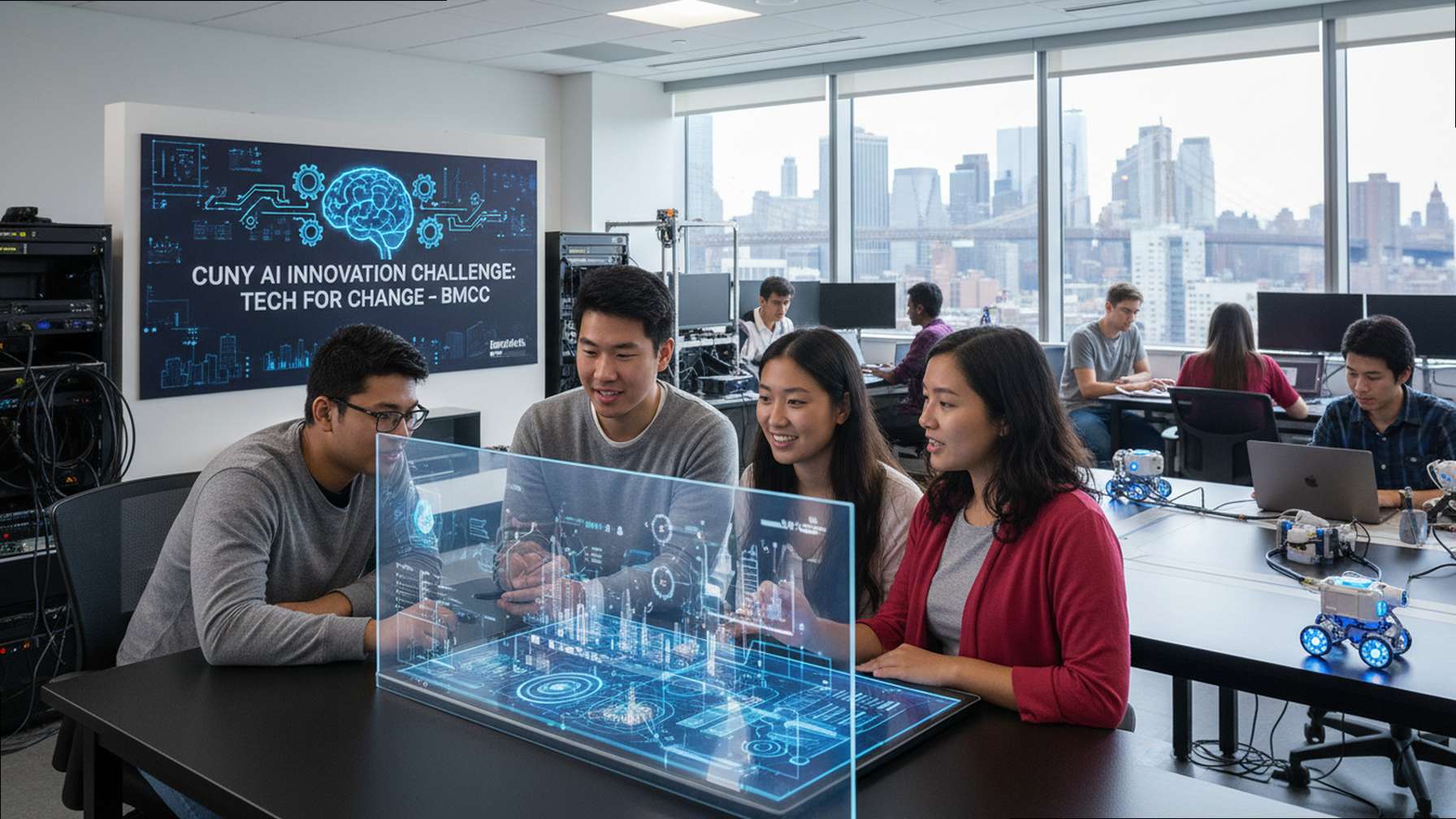 CUNY AI (Artificial Intelligence) Innovation Challenge: Tech for Change - Borough of Manhattan Community College