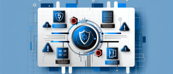 Иллюстрация инфографики кибербезопасности