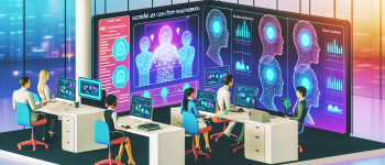 Футуристический офис нейросетей