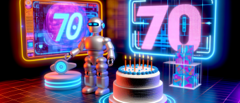 Юбилейный цифровой торт