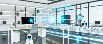 Высокотехнологичный динамичный офис