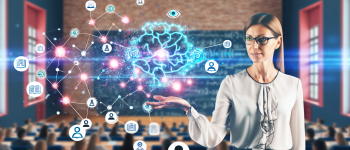 Взаимодействие с голографическим образовательным ИИ